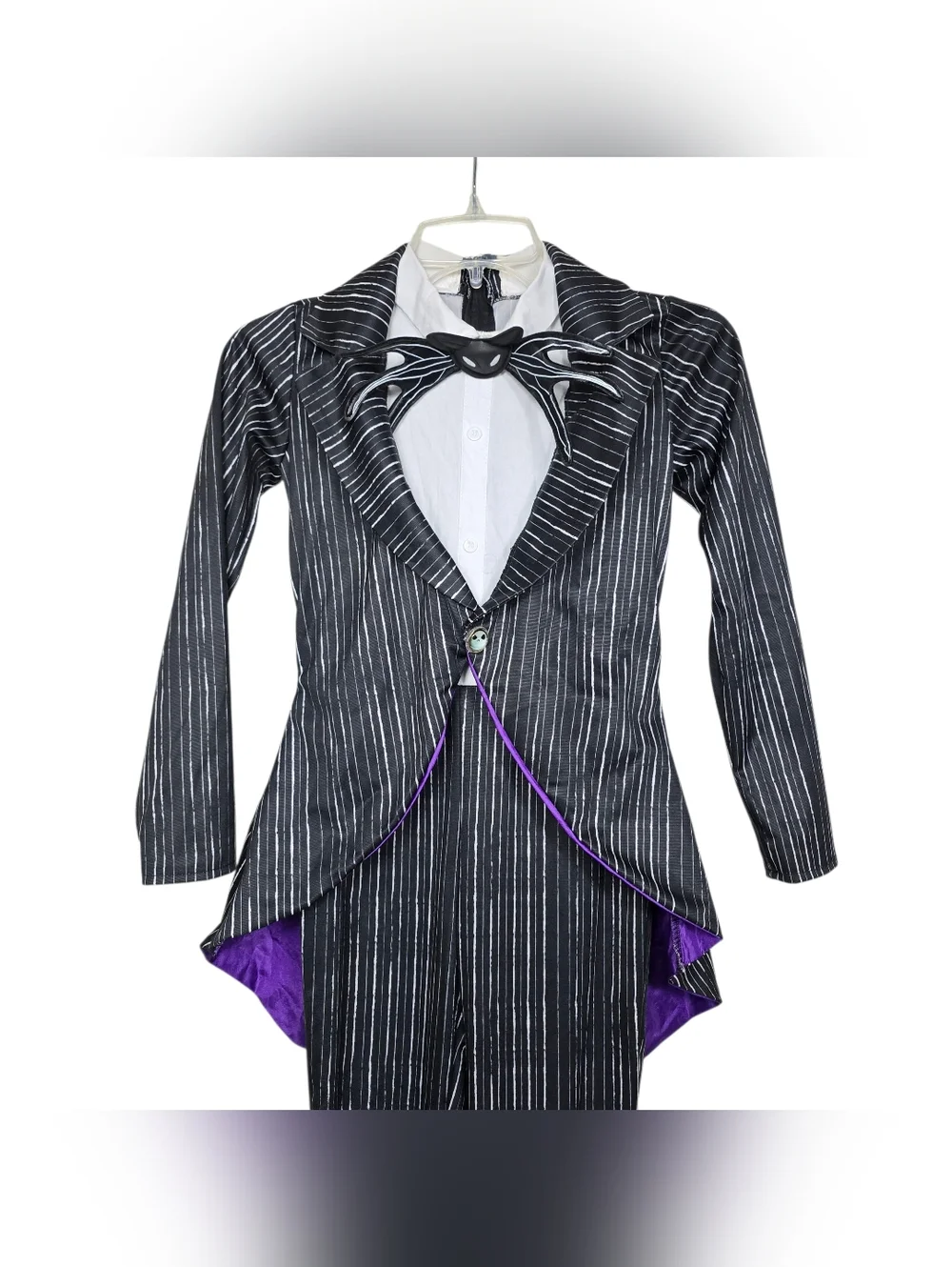 Disney The Nightmare Before Christmas Jack Skellington Costume Outfit One Piece - Picture 2 of 10
